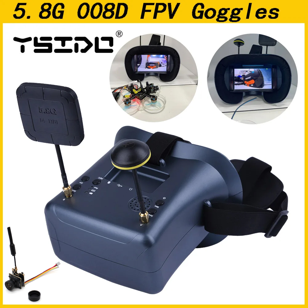 008D 5.8G 40CH 4.3 Inch 800*48 - Skyzone Sky04O Pro Fpv Goggles 评论和价格